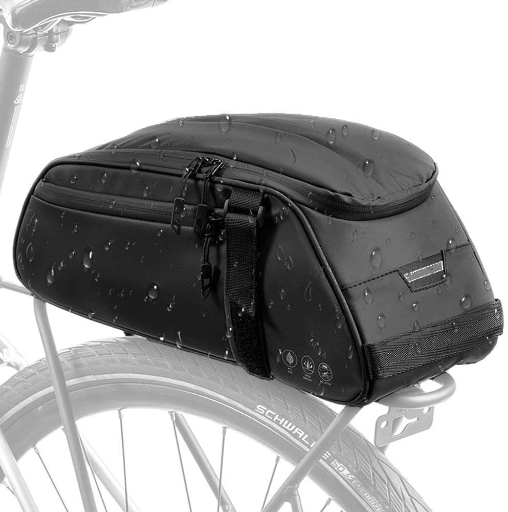 WOTOW Bike Reflective Rear Rack Bag