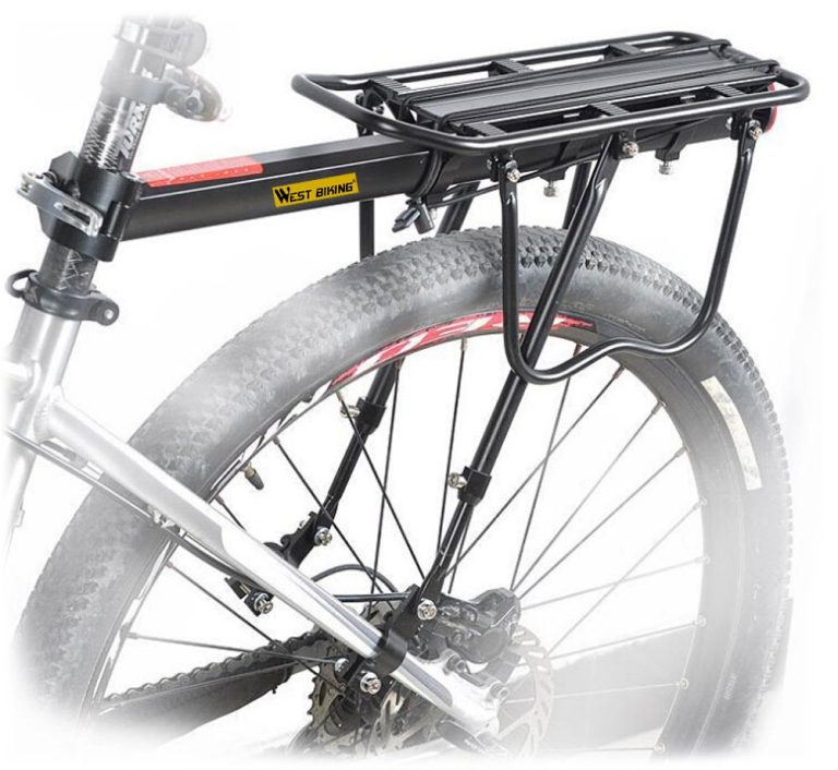 West Biking 110Lb Capacity Adjustable Bike Cargo Rack